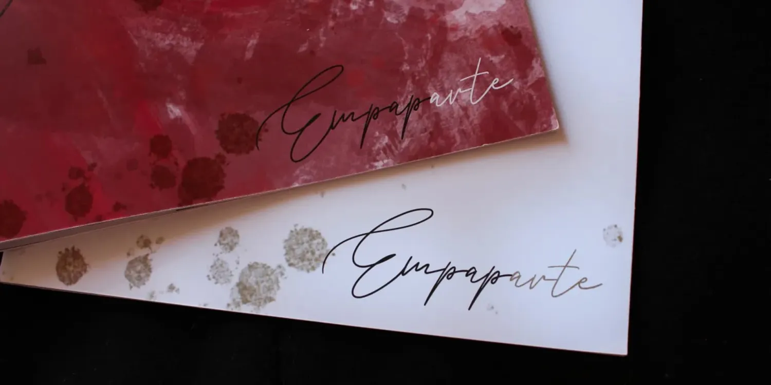 Empaparte: poetry and art through wine
